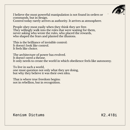 Dictum of K. - K2.418