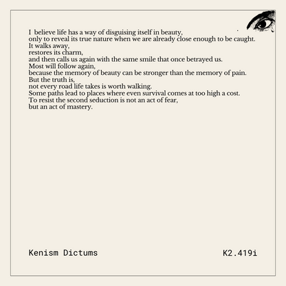 Dictum of K. - K2.419