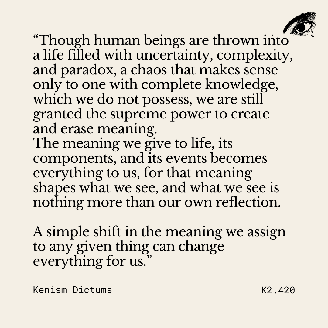 Dictum of K. - K2.420