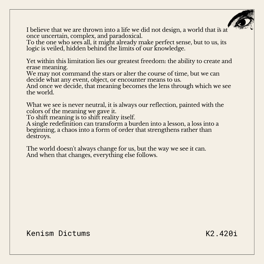 Dictum of K. - K2.420