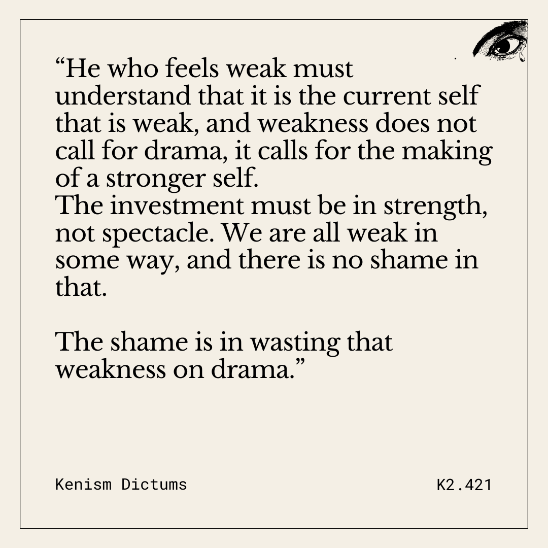 Dictum of K. - K2.421