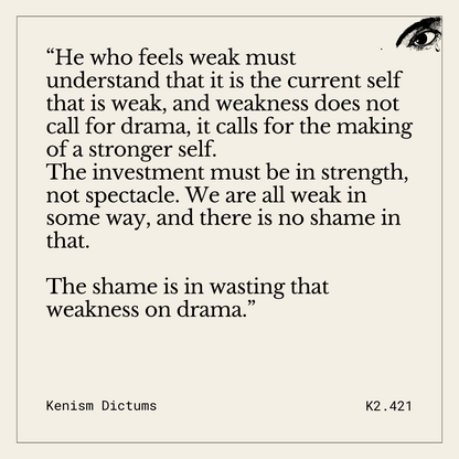 Dictum of K. - K2.421