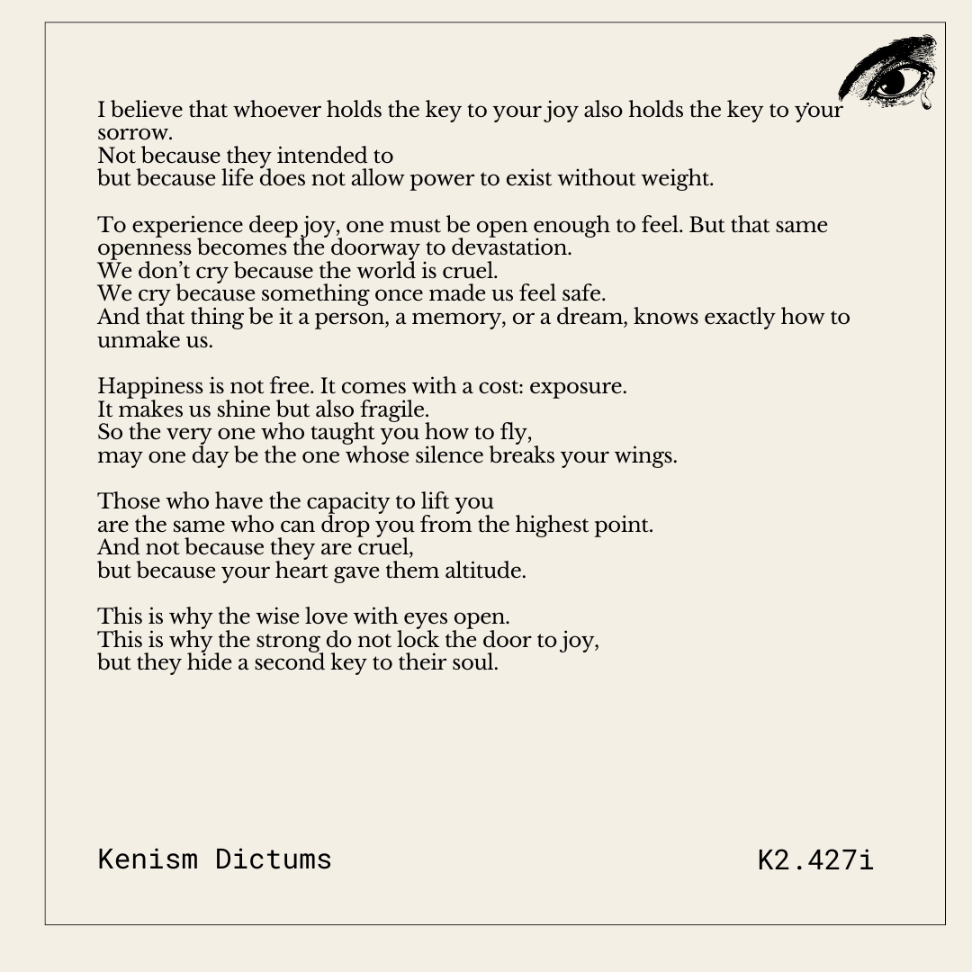 Dictum of K. - K2.427