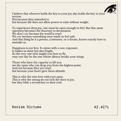 Dictum of K. - K2.427