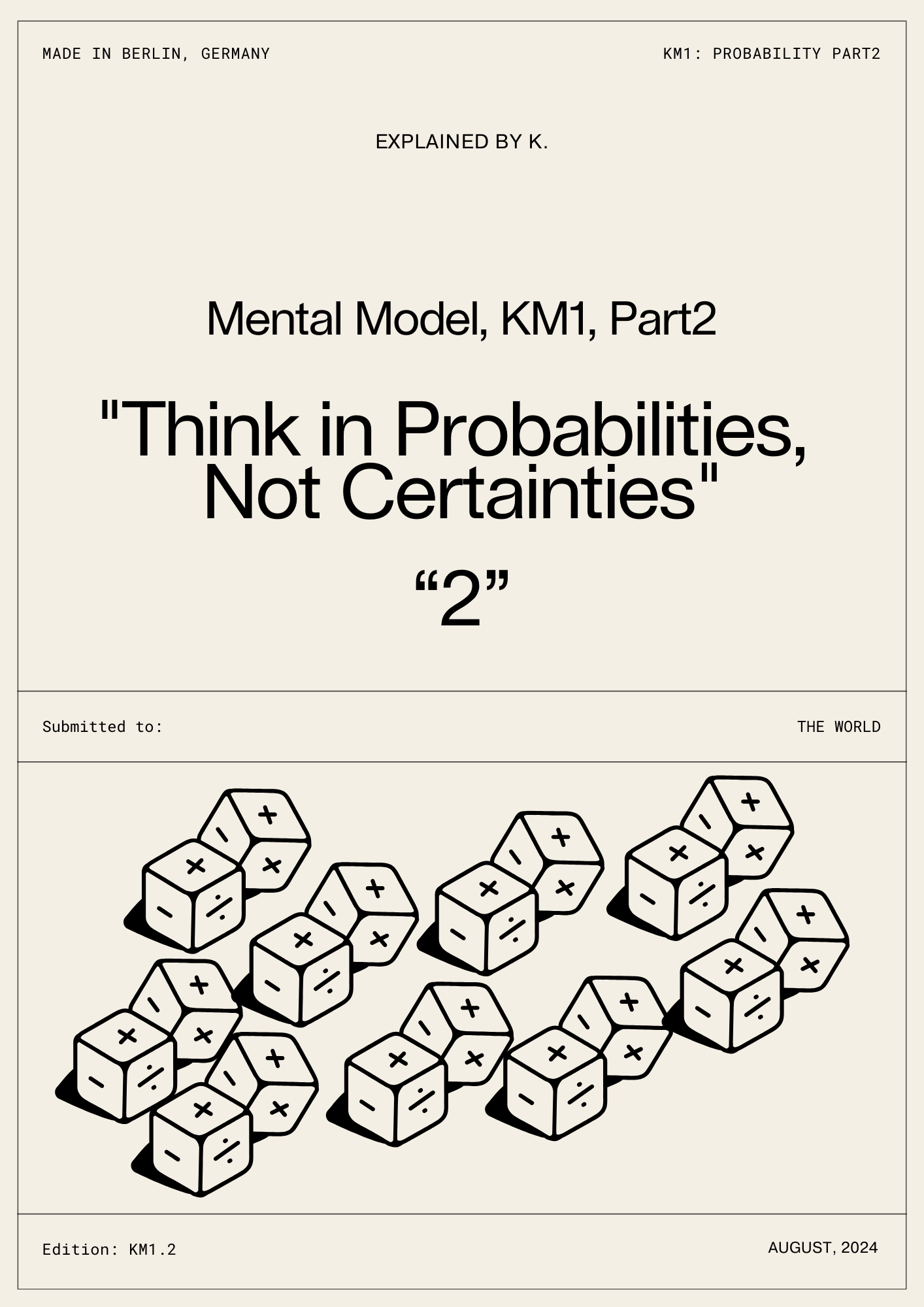 Think in Probabilities, Not Certainties | Complete Six-Part Book Collection