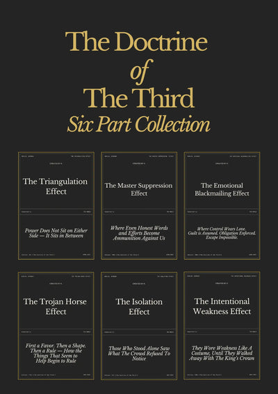 The Doctrine of the Third | A Six-part Collection on Power, Influence, and Manipulation