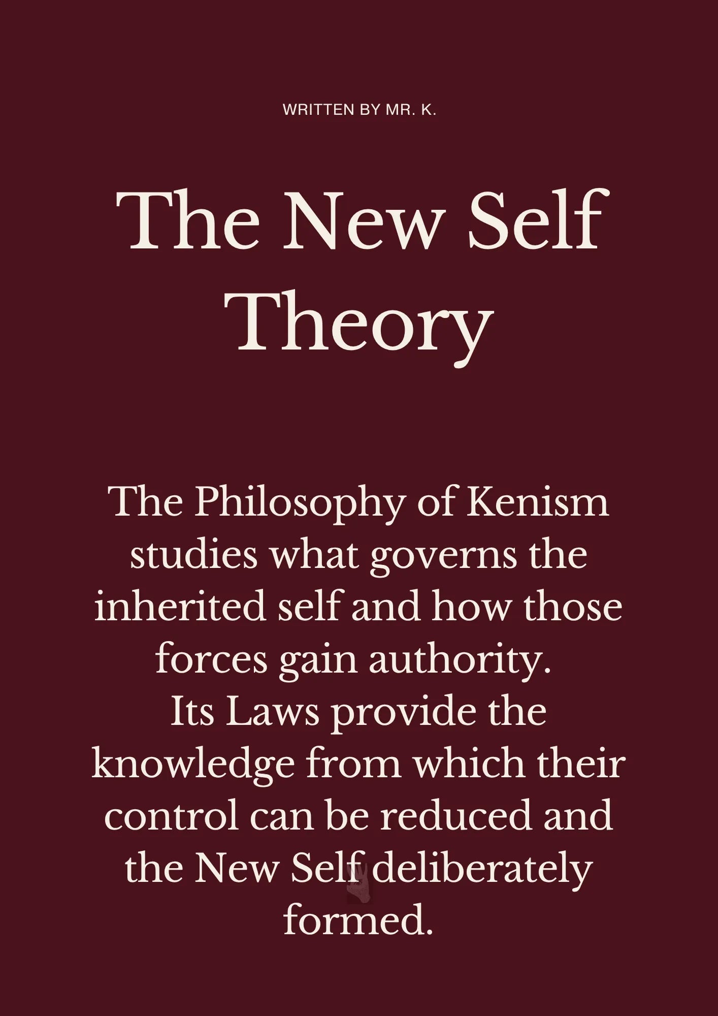 The Philosophy of Kenism: Membership by Admission