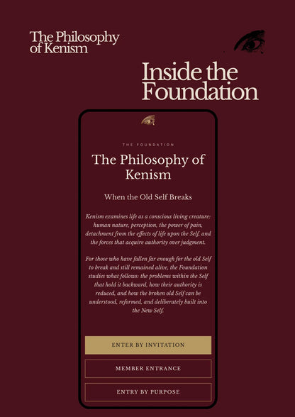 The Philosophy of Kenism: Membership by Admission