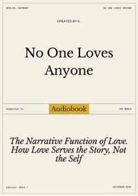 No One Loves Anyone - Audiobook