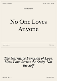 No One Loves Anyone