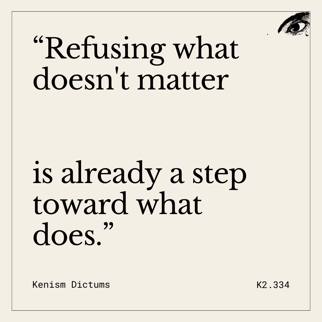 Dictum of K. - K2.334