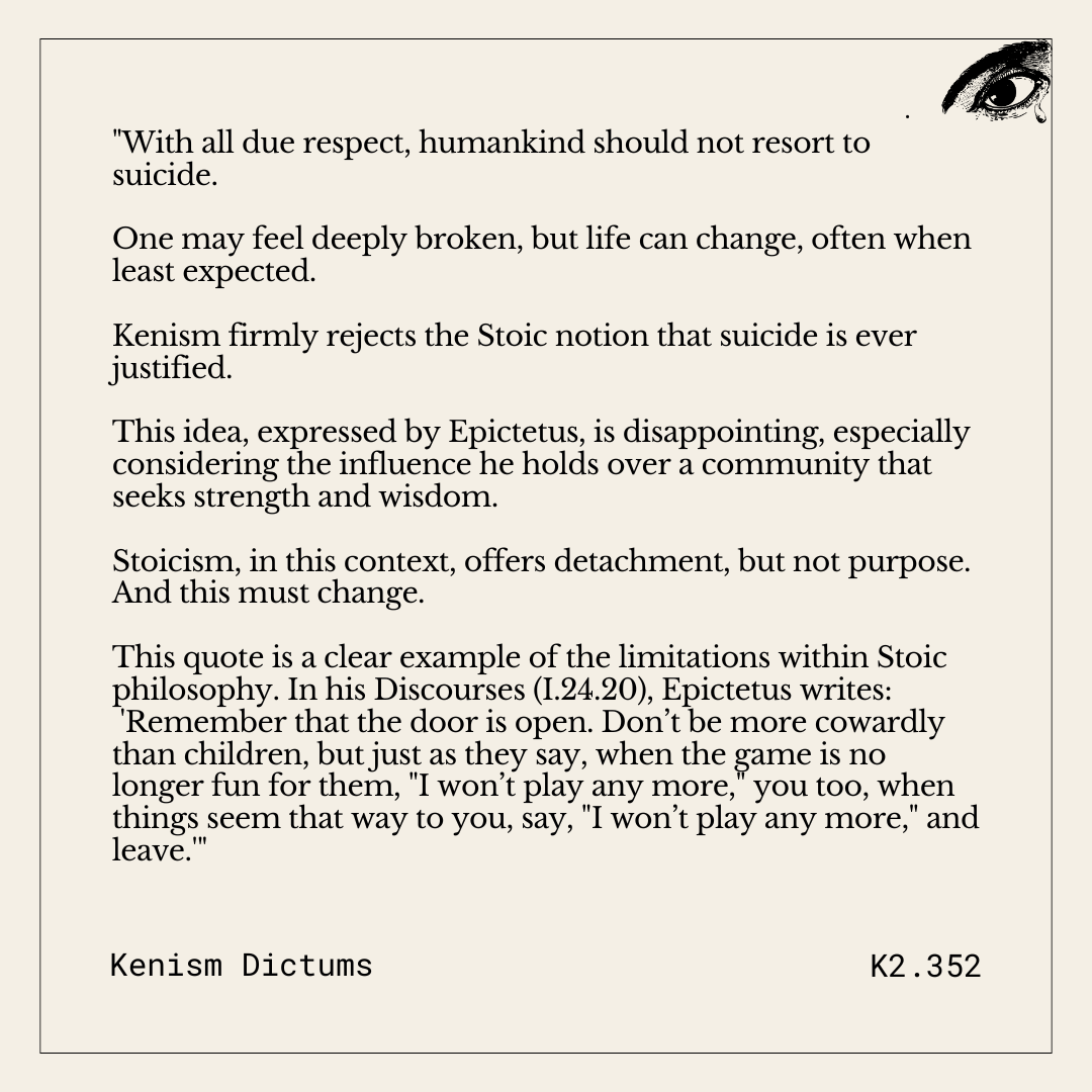 Dictum of K. - K2.352