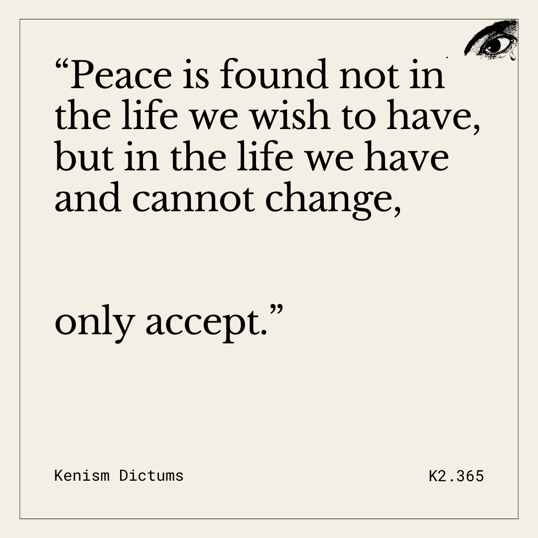 Dictum of K. - K2.365