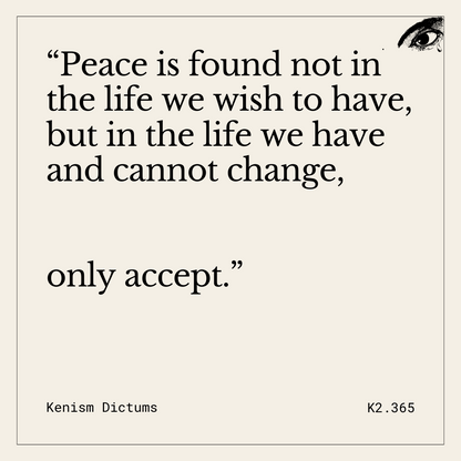 Dictum of K. - K2.365