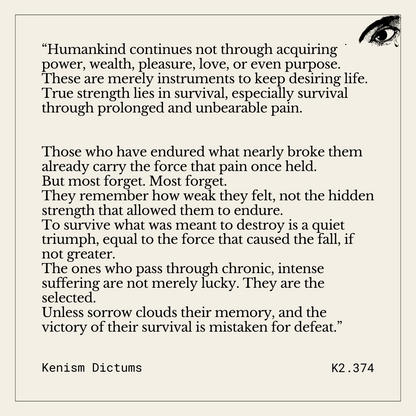 Dictum of K. - K2.374