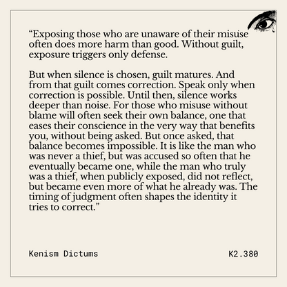Dictum of K. - K2.380