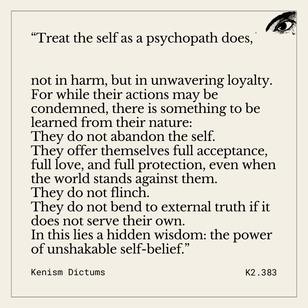 Dictum of K. - K2.383