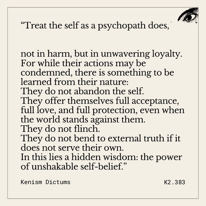 Dictum of K. - K2.383