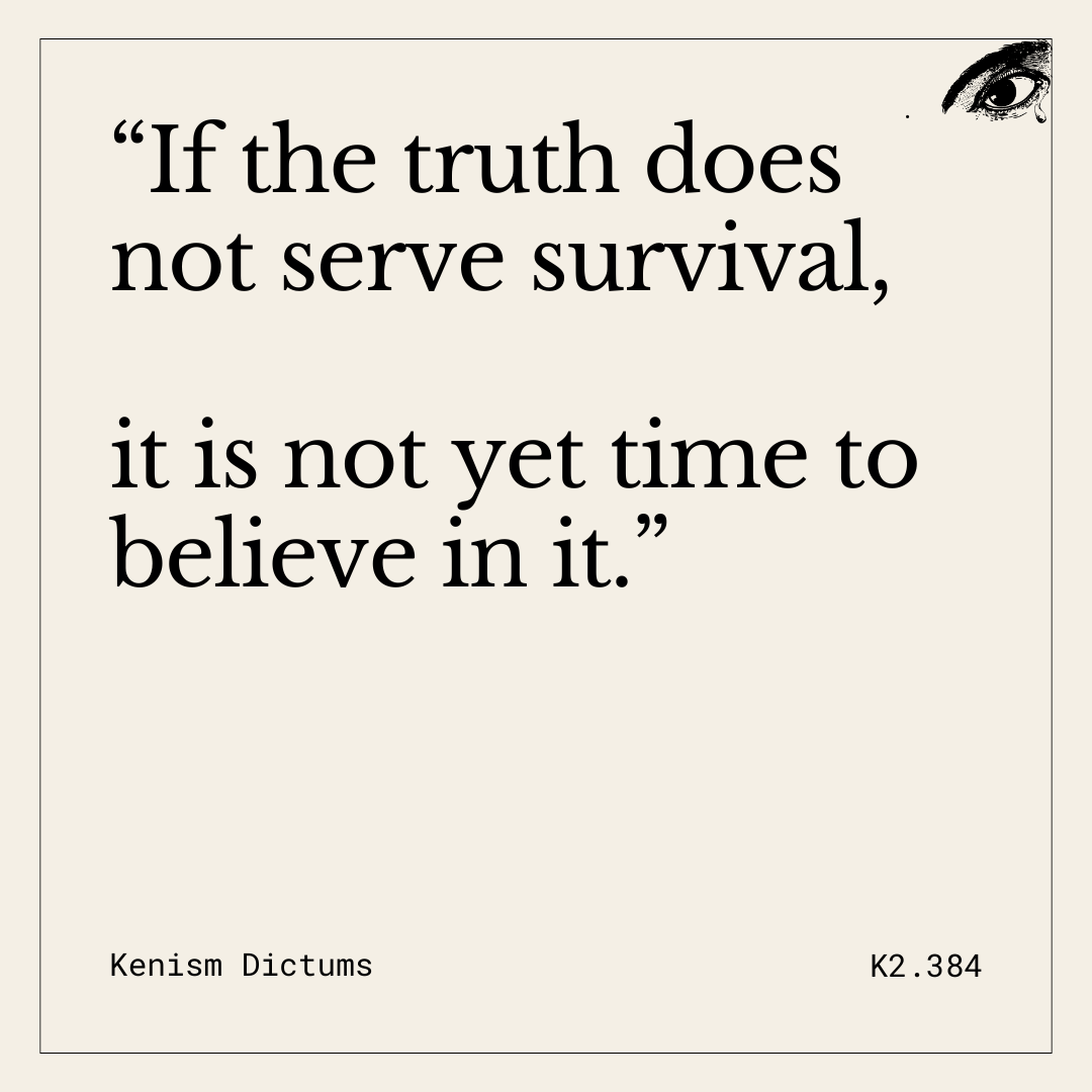 Dictum of K. - K2.384