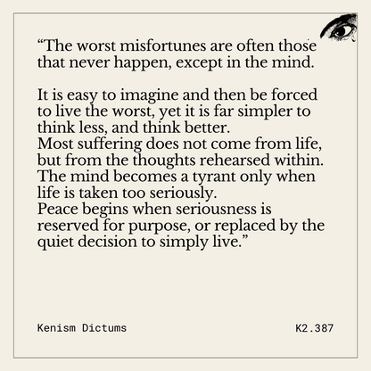 Dictum of K. - K2.387
