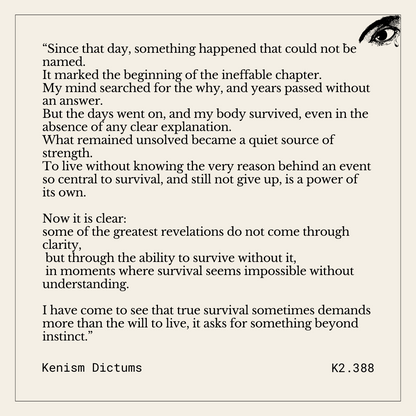 Dictum of K. - K2.388
