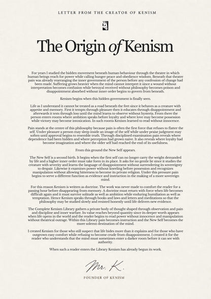The Complete Kenism Library | The Secret Knowledge of a New Psycho-Philosophy for Power, Influence, Manipulation, and the Path to the New Self