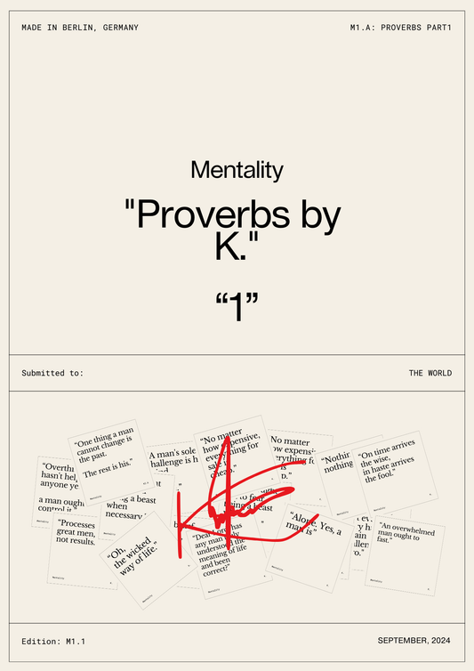 Dictums of Kenism - Part 1