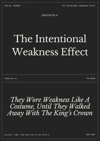 The Intentional Weakness Effect: They Wore Weakness Like A Costume, Until They Walked Away With The King’s Crown