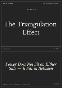 The Triangulation Effect: Power Does Not Sit on Either Side — It Sits in Between